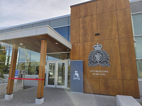 Photo of new Pitt Meadows Detachment building
